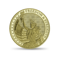 Gold Lady Liberty – Freedom and Strength 1/4 ounce gold bullion coin reverse 2025